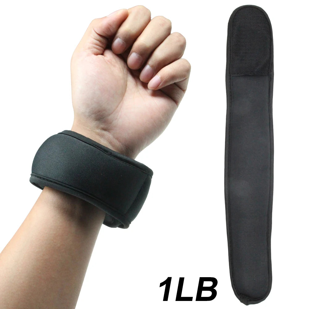Adjustable Wrist & Ankle Weights – 1LB Pair with Secure Straps for Walking, Running & Yoga