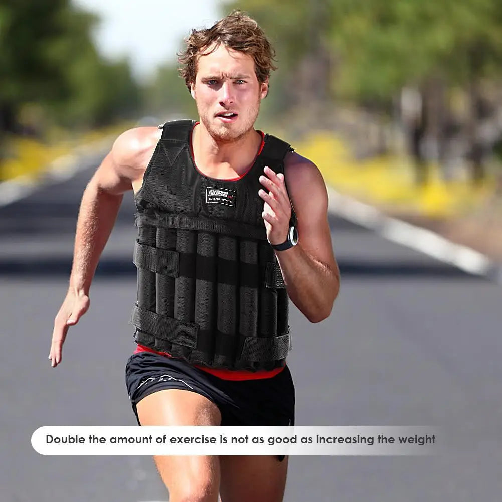 1–3kg Adjustable Weighted Vest – Lightweight Fitness Load Training Vest