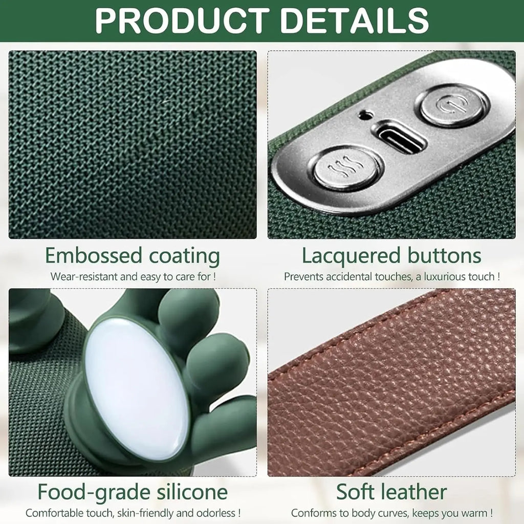 Electric Neck & Shoulder Massager – Wireless Back & Shoulder Kneading Massage Shawl for Pain Relief