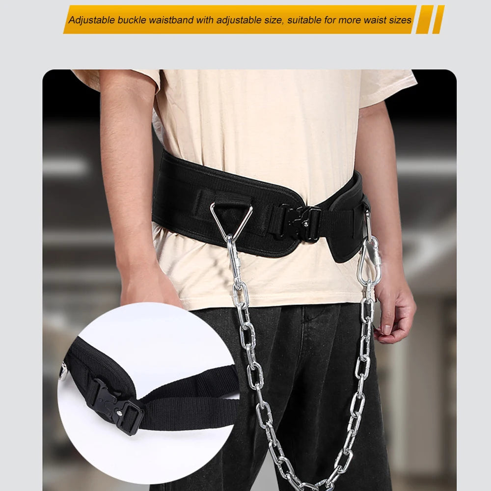 Weight Lifting Belt – Adjustable Gym Support Belt for Squats & Strength Training