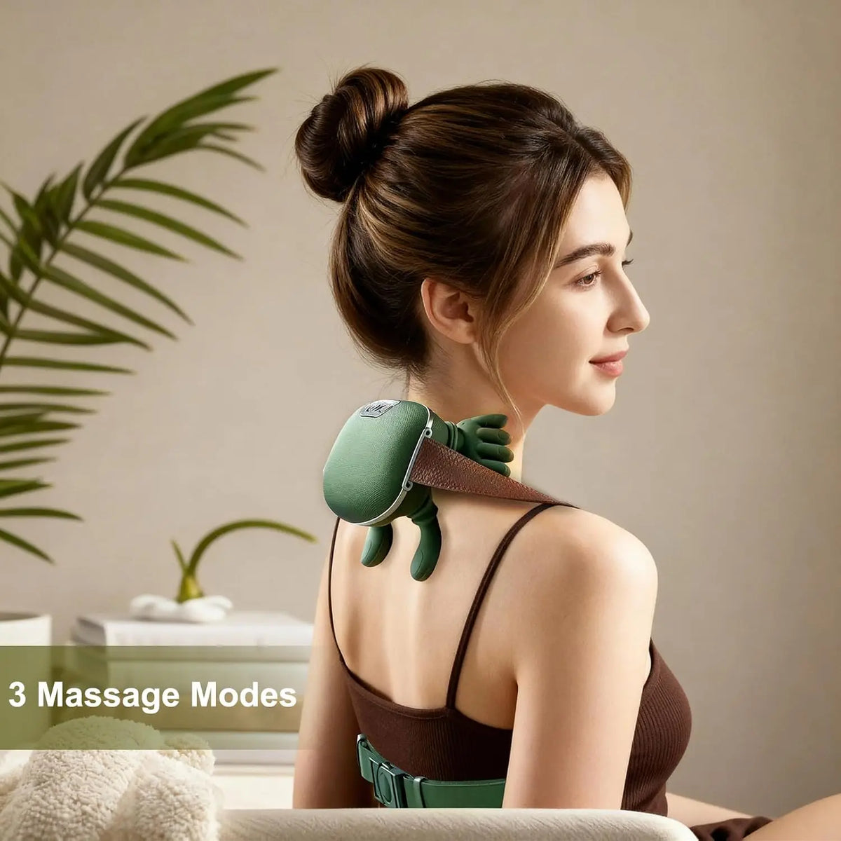 Electric Neck & Shoulder Massager – Wireless Back & Shoulder Kneading Massage Shawl for Pain Relief