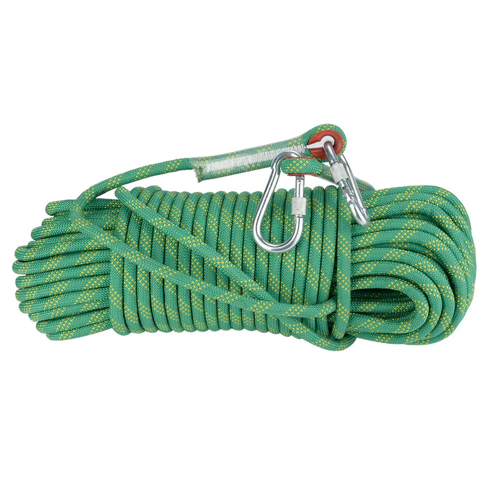 12mm 30m Outdoor Rock Climbing Rope – Heavy Duty Survival & Escape Cord