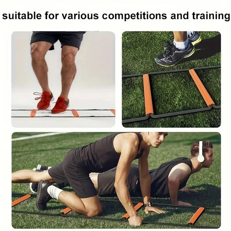 10-Grid Agility Training Ladder – Portable Speed & Footwork Training Equipment