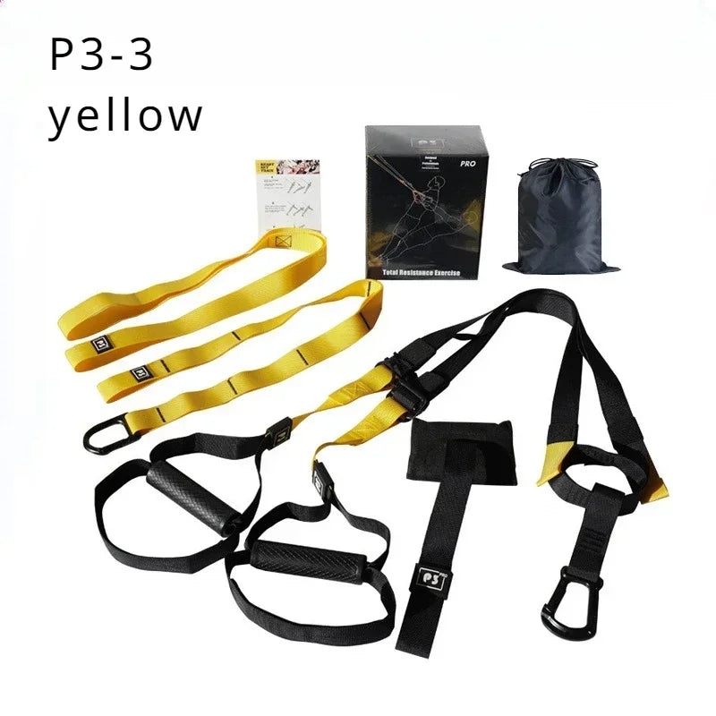 Adjustable Suspension Training Belt – Full Body Resistance Rope for Yoga & Fitness Workouts
