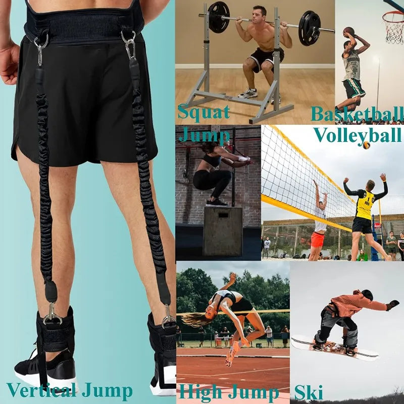 Vertical Jump Trainer Resistance Band – Leg Strength & Agility Training for Basketball, Volleyball & Football