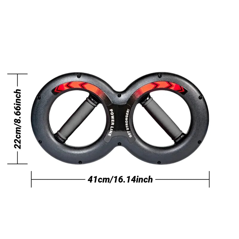 8-Shape Hand Grip Strength Trainer – Forearm & Wrist Spring Exerciser
