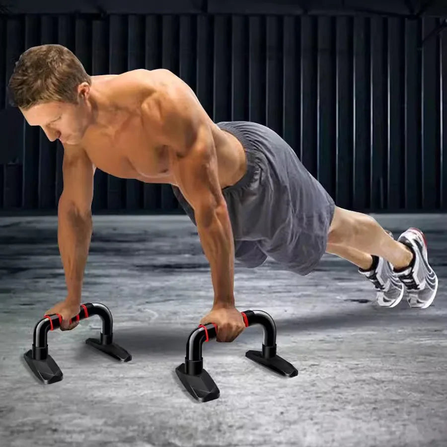 H-Shaped Push Up Bars – Anti-Slip Home Fitness Support Handles