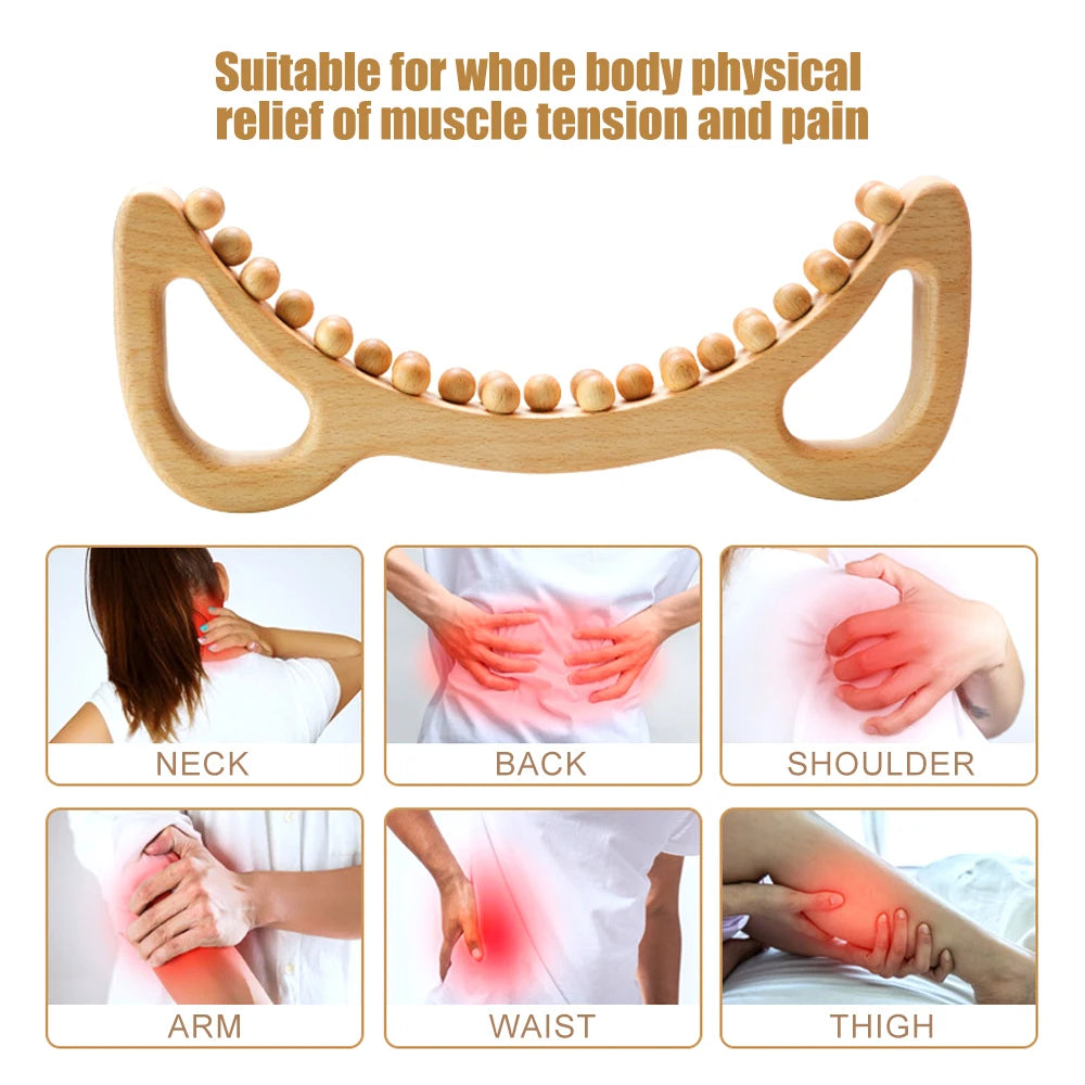Wood Therapy Massage Tool Set – Manual Body Massage & Muscle Relaxation Kit