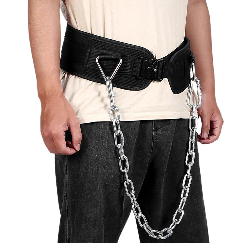 Weight Lifting Belt – Adjustable Gym Support Belt for Squats & Strength Training