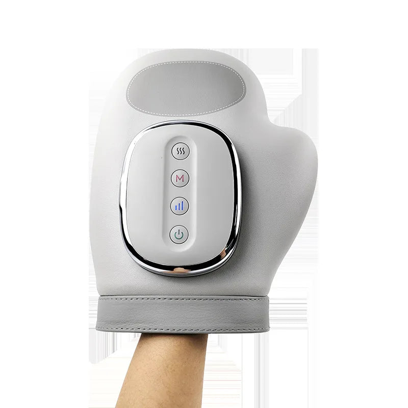 Electric Hand Massager with Heat & Vibration – Wrist & Finger Kneading Gloves for Carpal Tunnel Relief