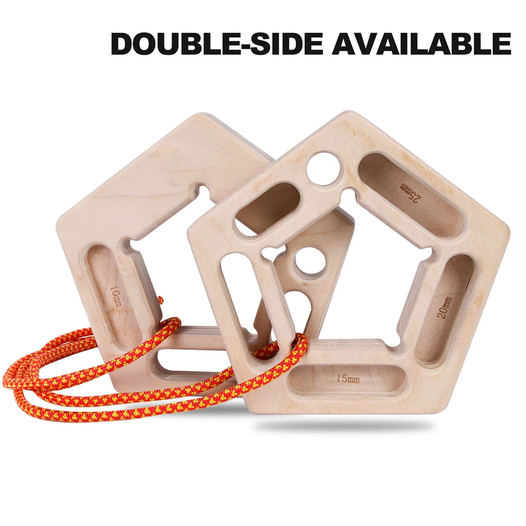 Finger Strengthen Climbing Board Pull-Ups Weight Hang Trainer Portable Tool Grip Forearm Strengthener Exercise