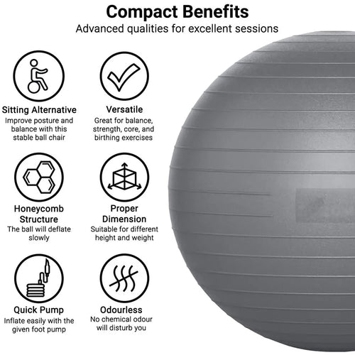 65cm Balance Ball – Yoga & Home Fitness Stability Ball