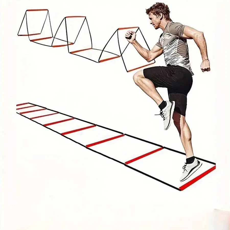 10-Grid Agility Training Ladder – Portable Speed & Footwork Training Equipment