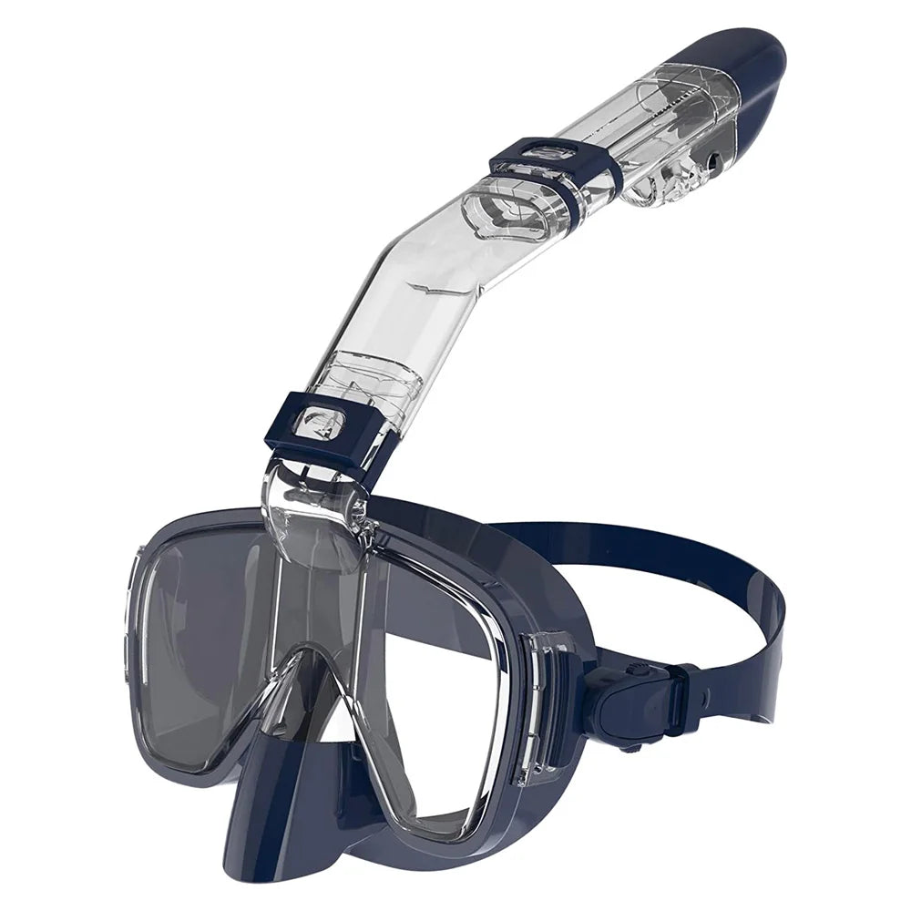 Half Face Snorkeling Mask Set - Anti-Fog Scuba Diving Swimming Mask for Adults