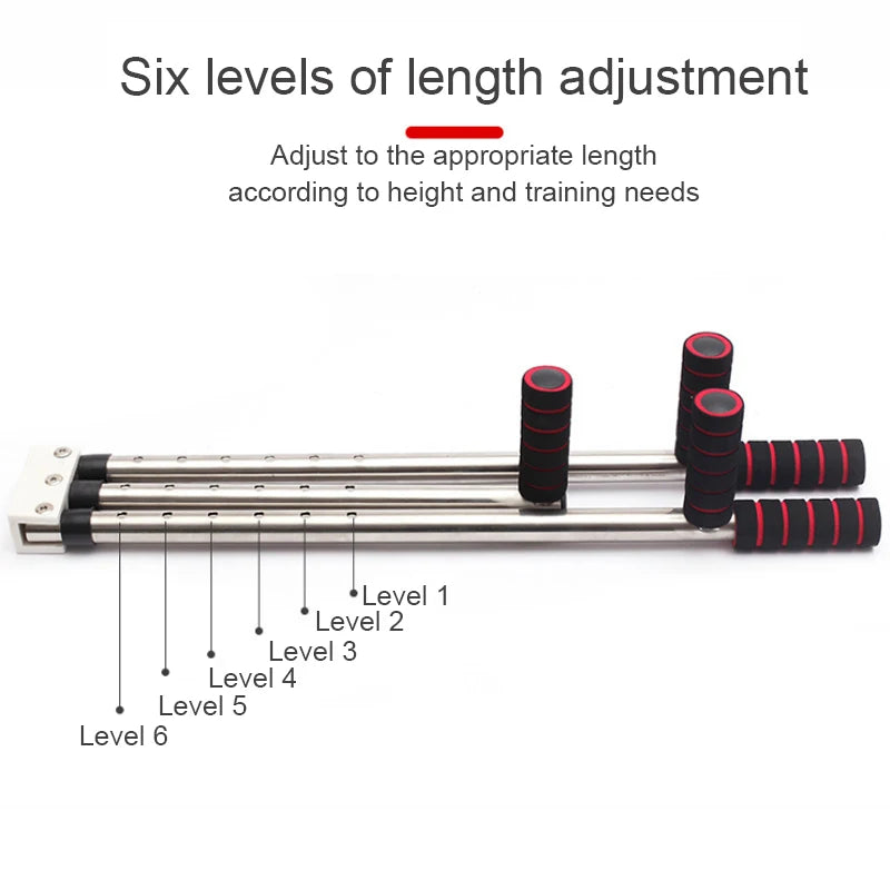 3 Bar Adjustable Leg Stretcher – Stainless Steel Split Stretching Machine with 9 Hole Adjustment