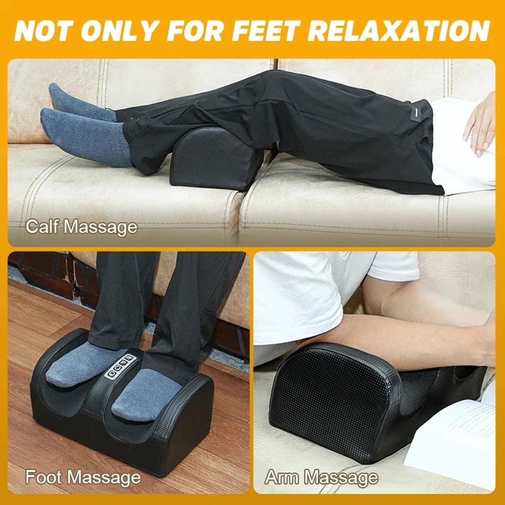 Electric Foot Massager with Shiatsu Kneading for Deep Muscle Relief