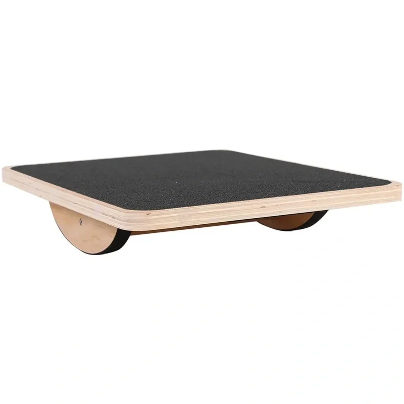Wooden Balance Board – Anti-Slip Core Strength & Stability Trainer for Home & Office