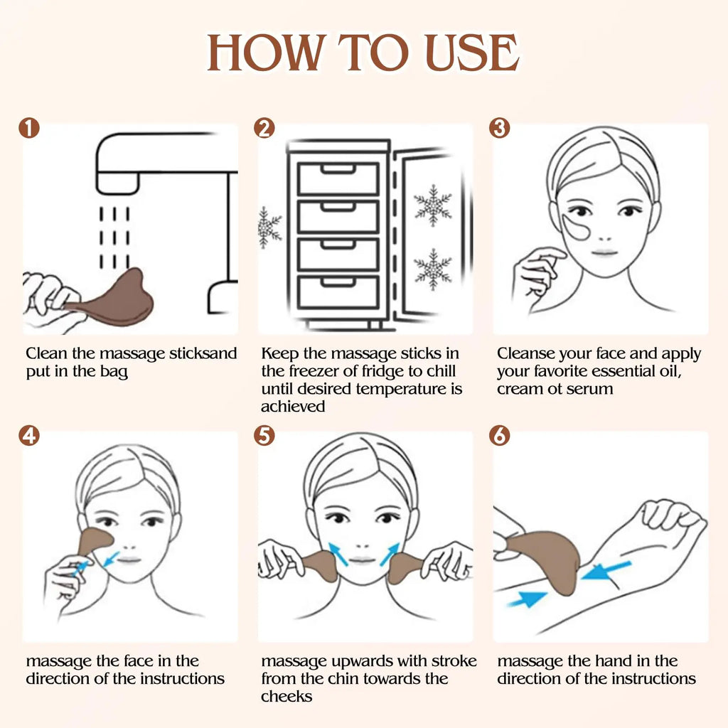 Stainless Steel Gua Sha Therapy Massage Tools – Facial, Eye & Body Muscle Relief Scraping Set
