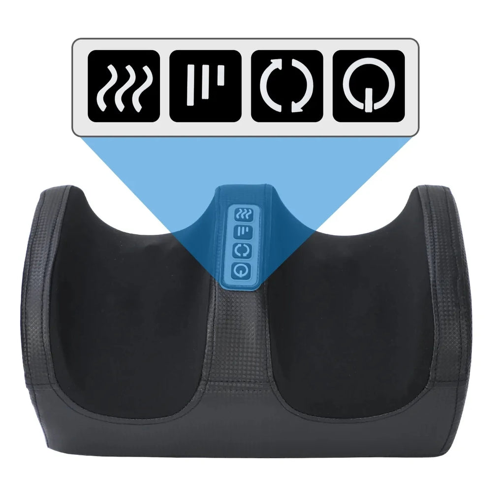 Electric Foot Massager with Shiatsu Kneading for Deep Muscle Relief