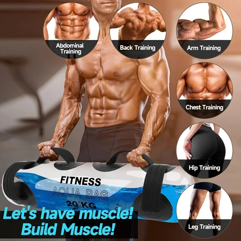 Portable Aqua Training Bag – Adjustable Water Weight Bag for Gym & Home Workouts