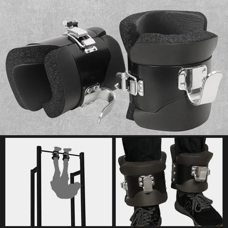 Anti-Gravity Inversion Boots – 2-Pack Hanging Boots for Back & Abdominal Exercise