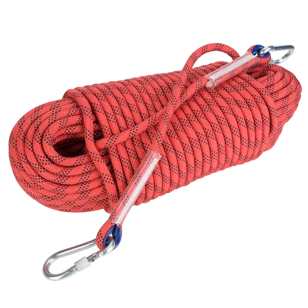 12mm 30m Outdoor Rock Climbing Rope – Heavy Duty Survival & Escape Cord