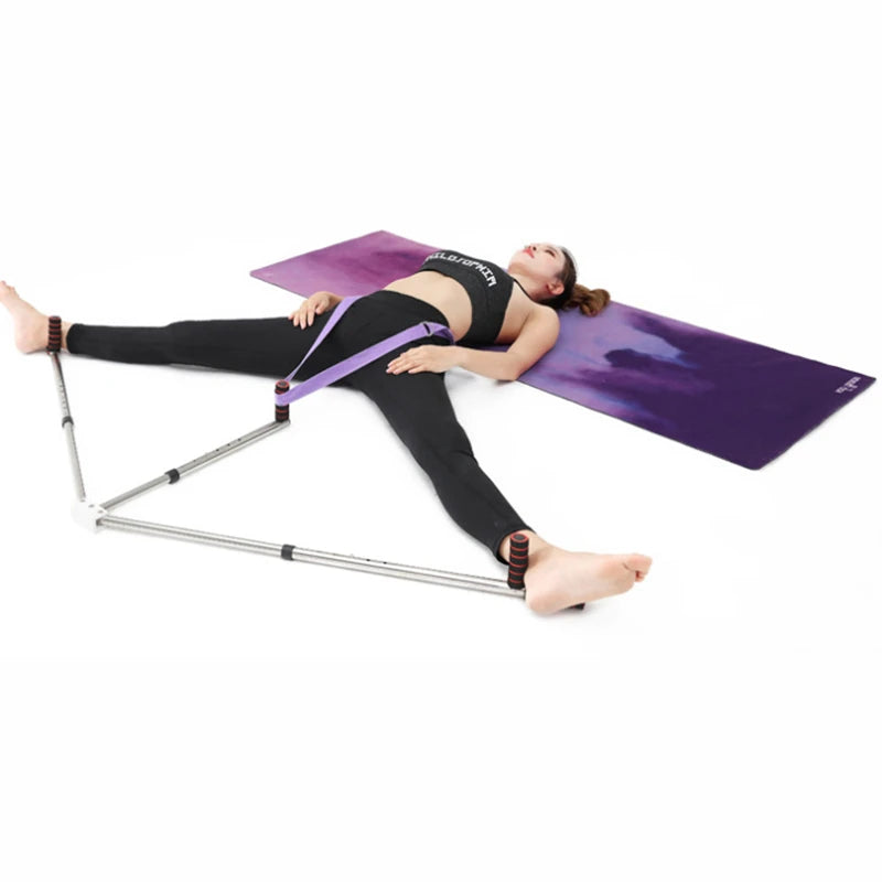 3 Bar Adjustable Leg Stretcher – Stainless Steel Split Stretching Machine with 9 Hole Adjustment