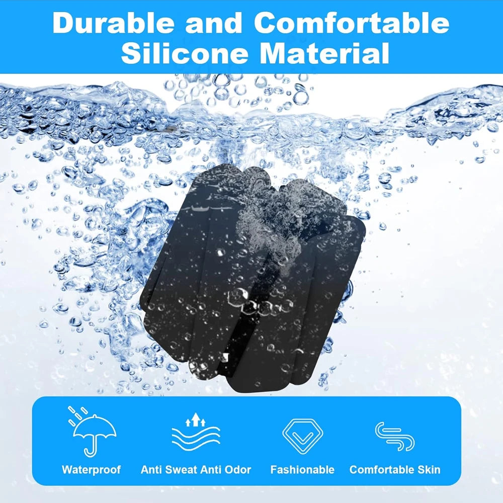 Adjustable Wrist & Ankle Weights (2–4lbs Pair) – Silicone Strength Training Bracelets
