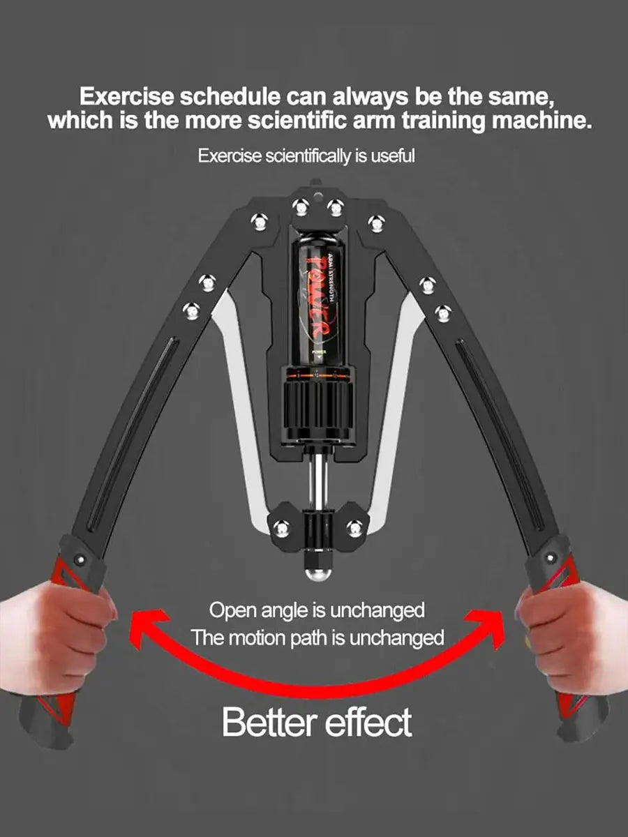 Adjustable Twister Arm Exerciser Hydraulic Strength Trainer for Chest, Shoulder & Arm Workouts