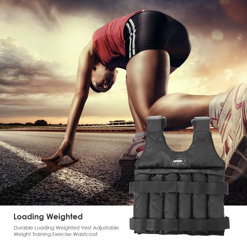 1–3kg Adjustable Weighted Vest – Lightweight Fitness Load Training Vest