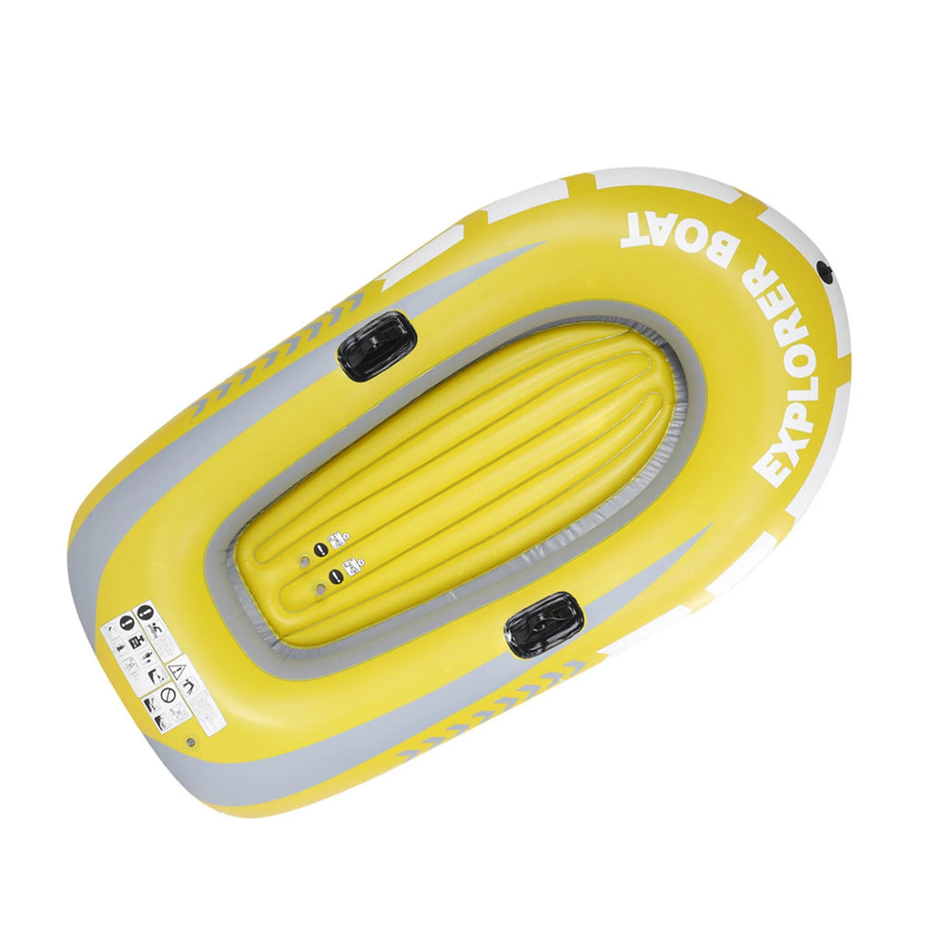 Inflatable PVC Kayak Canoe for 2 Persons – Lightweight Rowing Boat for Fishing & Drifting