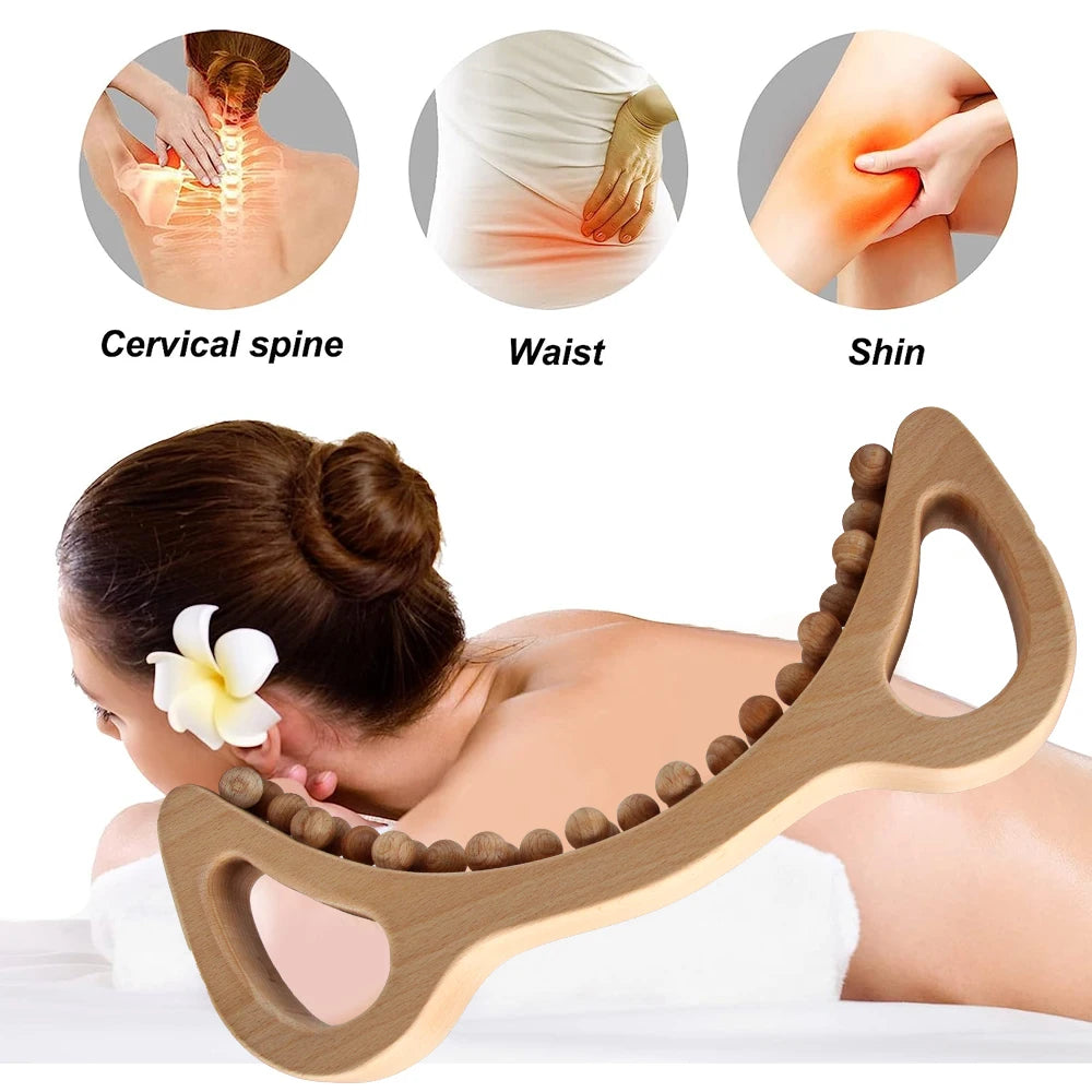 Wood Therapy Massage Tool Set – Manual Body Massage & Muscle Relaxation Kit