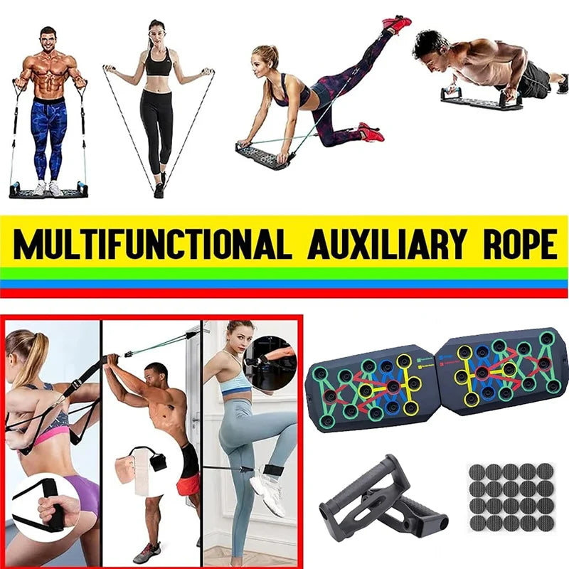 Foldable Push-Up Training Board with Non-Slip Handles