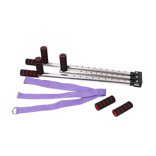 3 Bar Adjustable Leg Stretcher – Stainless Steel Split Stretching Machine with 9 Hole Adjustment