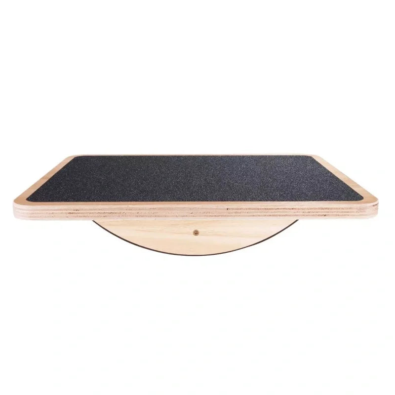 Wooden Balance Board – Anti-Slip Core Strength & Stability Trainer for Home & Office