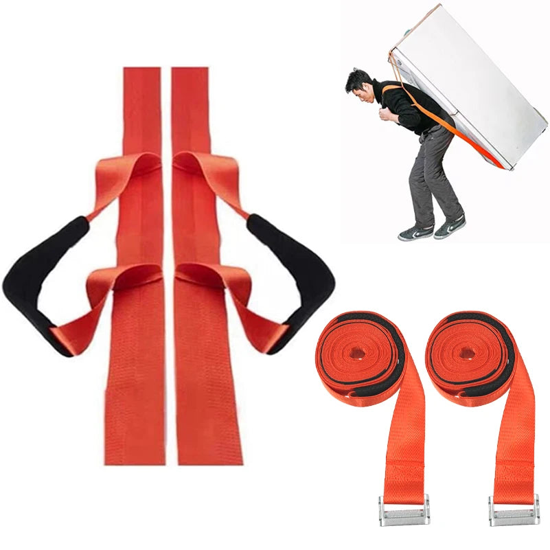 Adjustable Moving & Lifting Strap – Single Person Carrying Belt for Heavy Objects