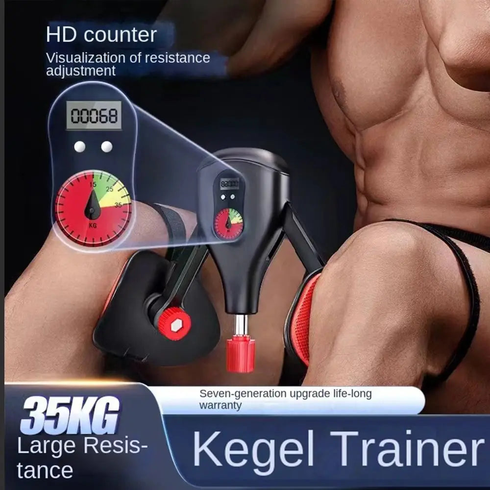 Pelvic Floor and Inner Thigh Muscle Trainer with 360 Degree Rotation and Adjustable Resistance