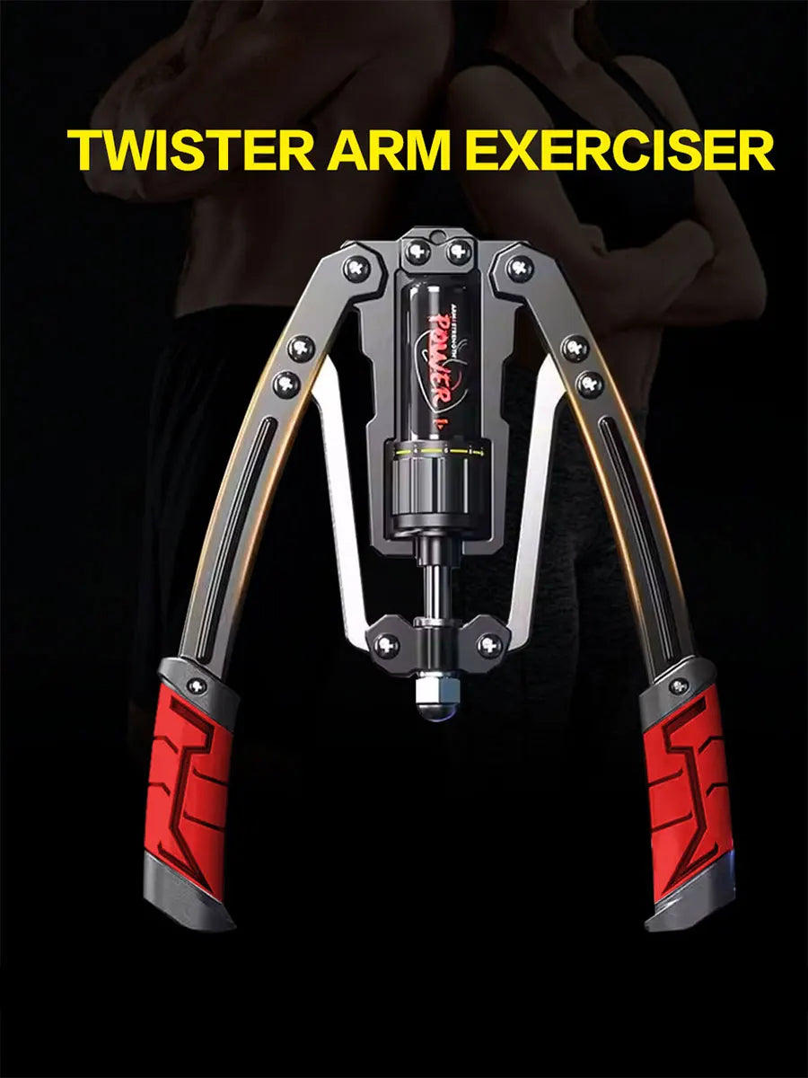 Adjustable Twister Arm Exerciser Hydraulic Strength Trainer for Chest, Shoulder & Arm Workouts
