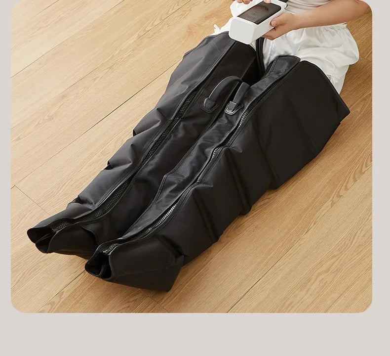 Professional Airwave Massage Gun Grade Compression Leg Massager with Cotton Sleeve No Battery Ideal for Post-Exercise Relaxation