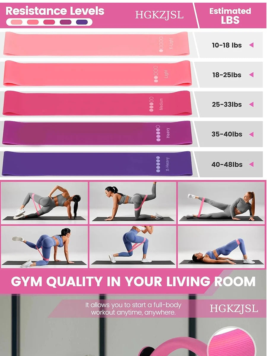Pilates Yoga Set - 13-Piece Home Kit with Toning & Fitness Essentials