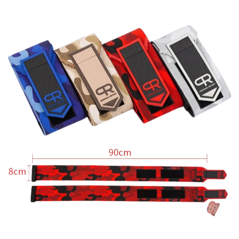 Elbow Support Wraps – 1 Pair High Elastic Compression Straps for Weight Lifting & Powerlifting