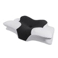 Memory Foam Cervical Pillow 2-in-1 Ergonomic Contour Neck Support Pillow for Side & Back Sleepers