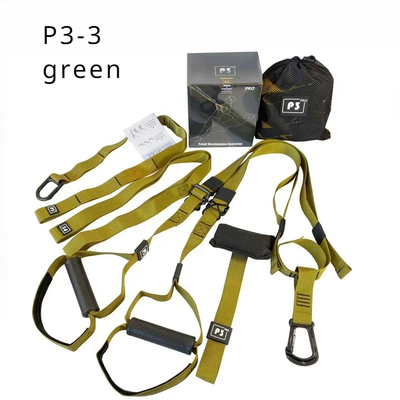 Adjustable Suspension Training Belt – Full Body Resistance Rope for Yoga & Fitness Workouts