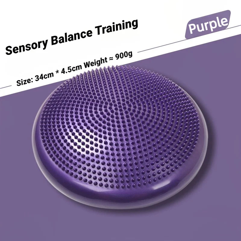 Inflatable Balance Cushion Thickened Explosion-Proof Soft For Yoga Massage Workout Pad Seat Ball
