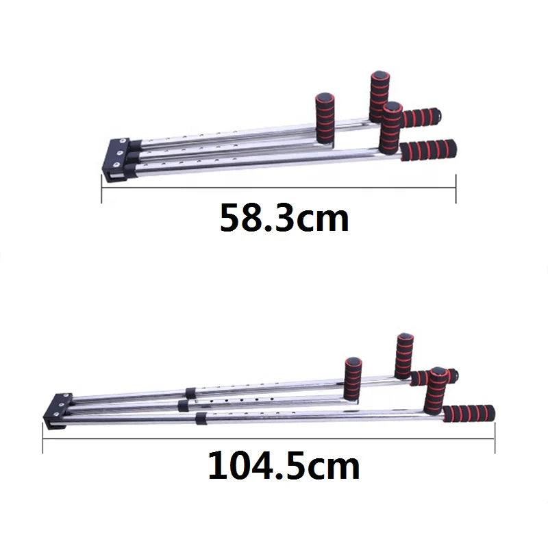 3 Bar Adjustable Leg Stretcher – Stainless Steel Split Stretching Machine with 9 Hole Adjustment